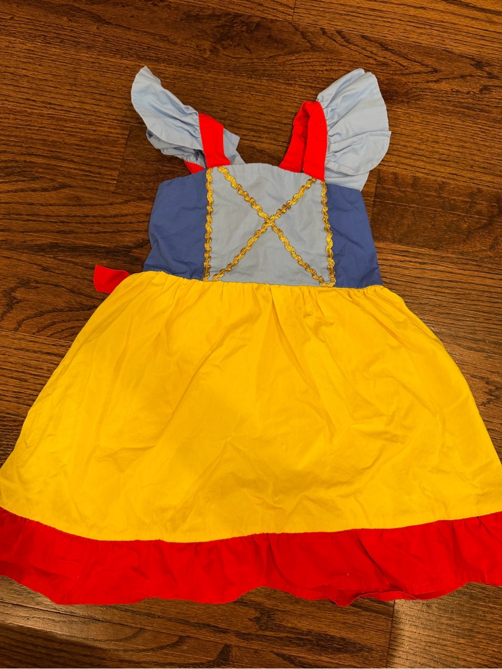 Snow White inspired toddler girl dress